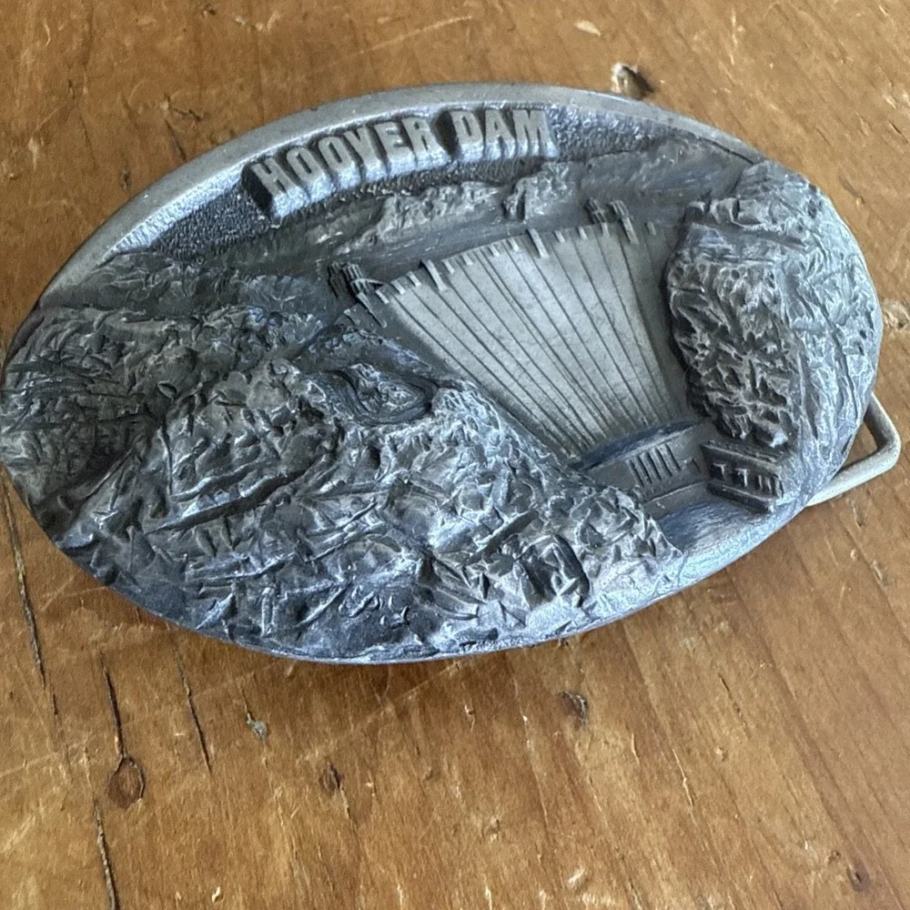 Hoover Dam Belt Buckle Metal Limited Edition Numbered Park‎ International VTG